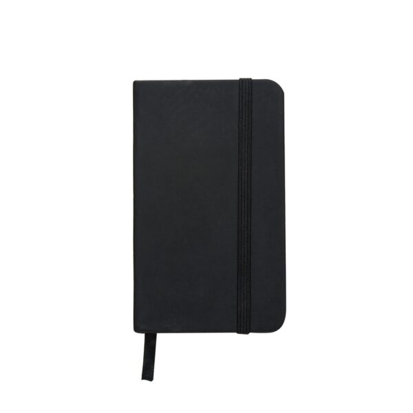 Caderno Personalizado Emborrachado 13,1x8,1cm Preto