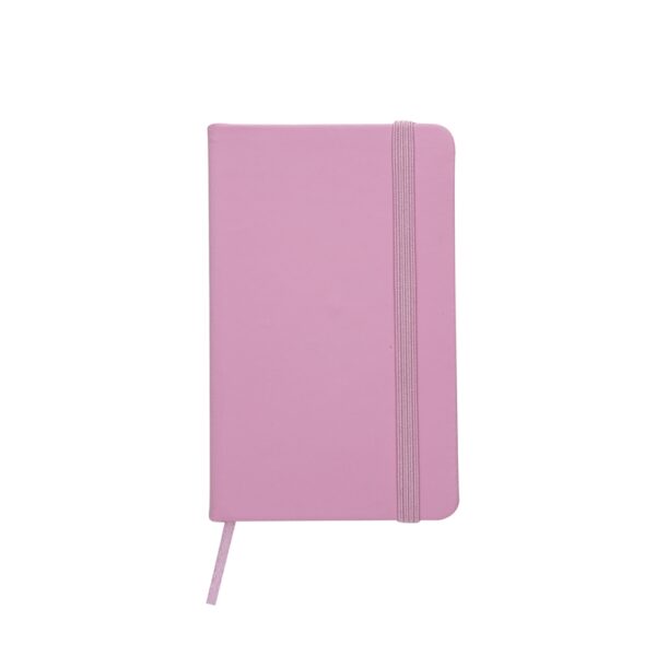 Caderno Personalizado Emborrachado 12,8x7,7cm Rosa
