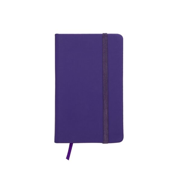 Caderno Personalizado Emborrachado 13,1x8,1cm Roxo
