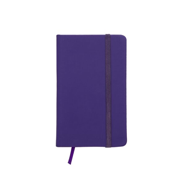 Caderno Personalizado Emborrachado 12,8x7,7cm Roxo