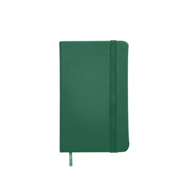 Caderno Personalizado Emborrachado 12,8x7,7cm Verde