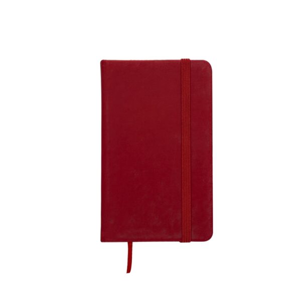 Caderno Personalizado Emborrachado 13,1x8,1cm Vermelho