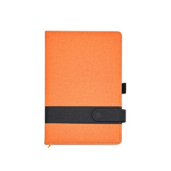 Caderno Personalizado Porta Caneta 21,2x14,4cm Laranja