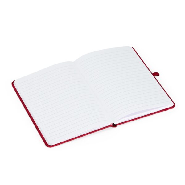 Caderno Personalizado Linho Porta Caneta 17,5x12,4cm Detalhe