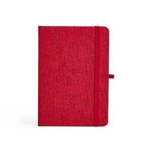 Caderno Personalizado Linho Porta Caneta 17,5x12,4cm