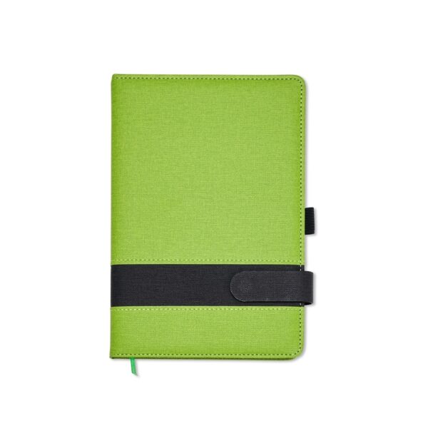 Caderno Personalizado Porta Caneta 21,2x14,4cm Verde