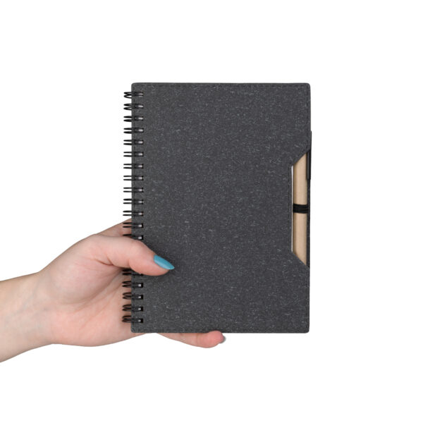 Caderno Ecológico Personalizado Papelão Reciclado com Caneta 18,9x14,3cm Foto