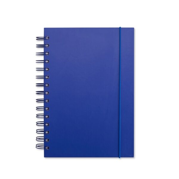 Caderno Personalizado Couchê Wire-o 21,1x16cm Azul