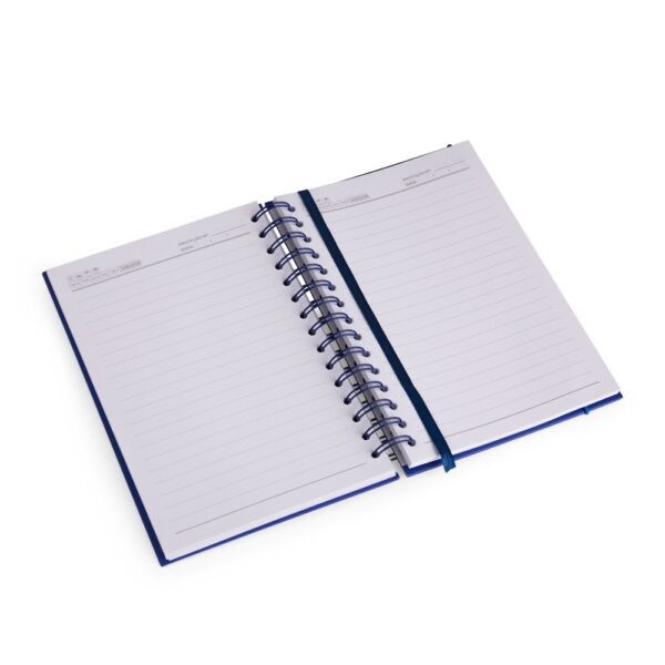 Caderno Personalizado Couchê Wire-o 21,1x16cm Detalhe