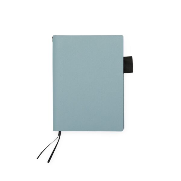 Caderno Personalizado Couro Sintético Capa Flexível Porta Caneta 14,7x10,9cm Amb