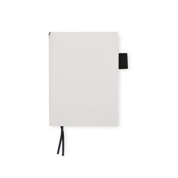 Caderno Personalizado Couro Sintético Capa Flexível Porta Caneta 14,7x10,9cm Bra