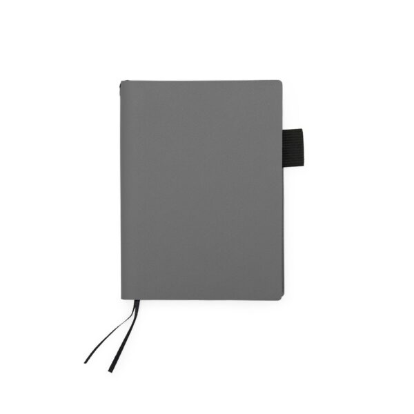Caderno Personalizado Couro Sintético Capa Flexível Porta Caneta 14,7x10,9cm Cin