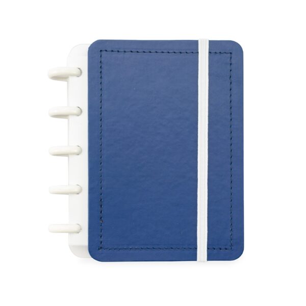 Caderno Personalizado Disco Percalux Capa Dura 14,3x12,5cm Azul