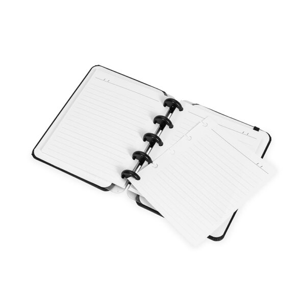Caderno Personalizado Disco Percalux Capa Dura 14,3x12,5cm Detalhe
