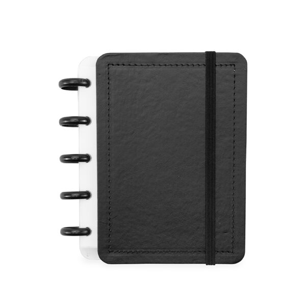 Caderno Personalizado Disco Percalux Capa Dura 14,3x12,5cm Preto