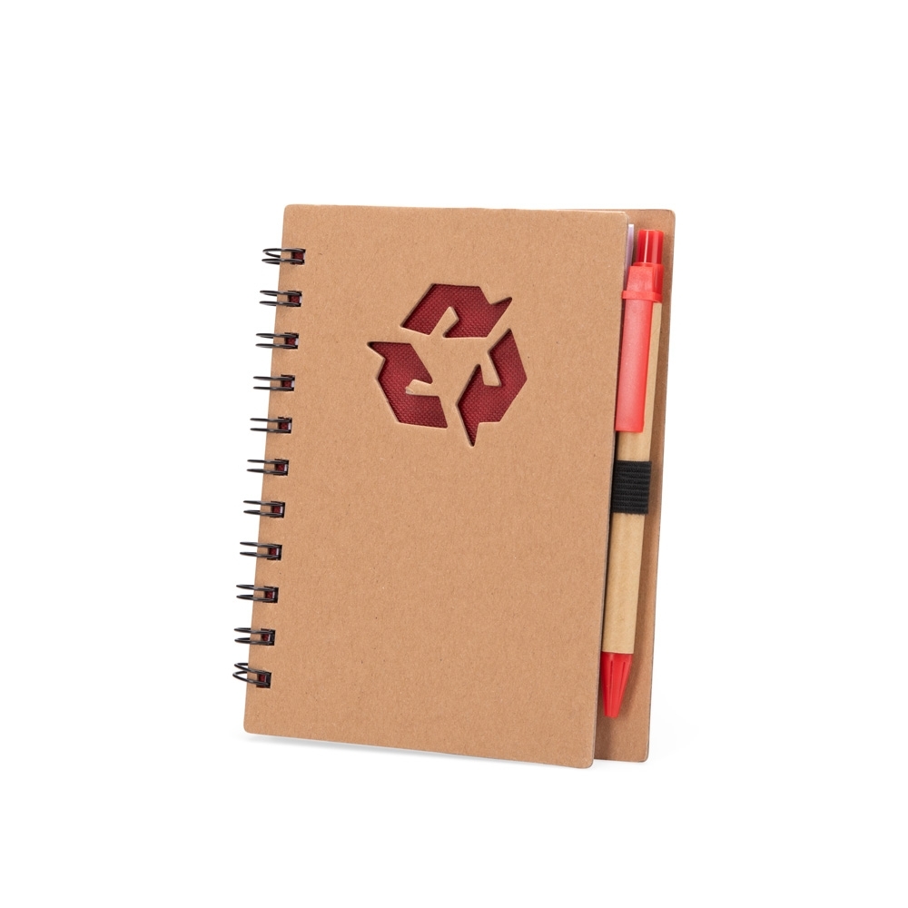 - Huble Brindes Corporativos Caderno Ecológico Personalizado Kraft com Caneta 16x12,7cm - Imagem 7
