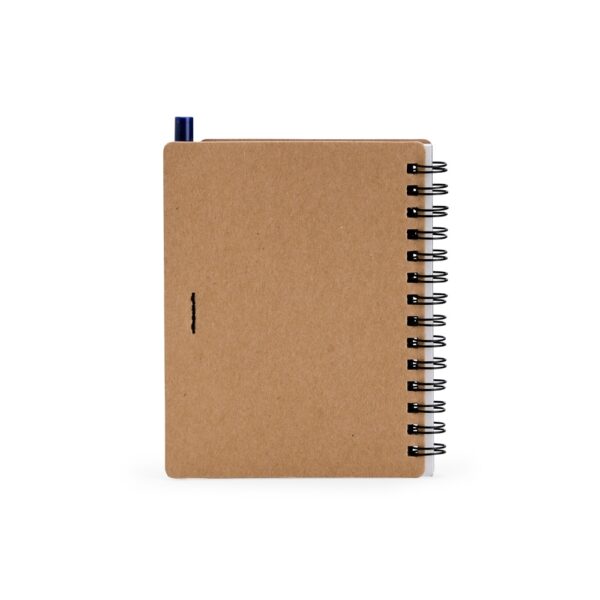 Caderno Ecológico Personalizado com Caneta Capa Dura 14x10,5cm Detalhe