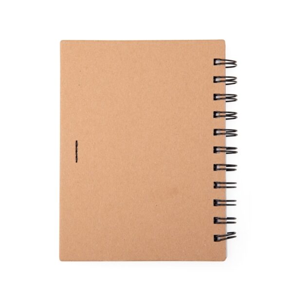 Caderno Ecológico Personalizado Kraft com Caneta 16x12,7cm Detalhe