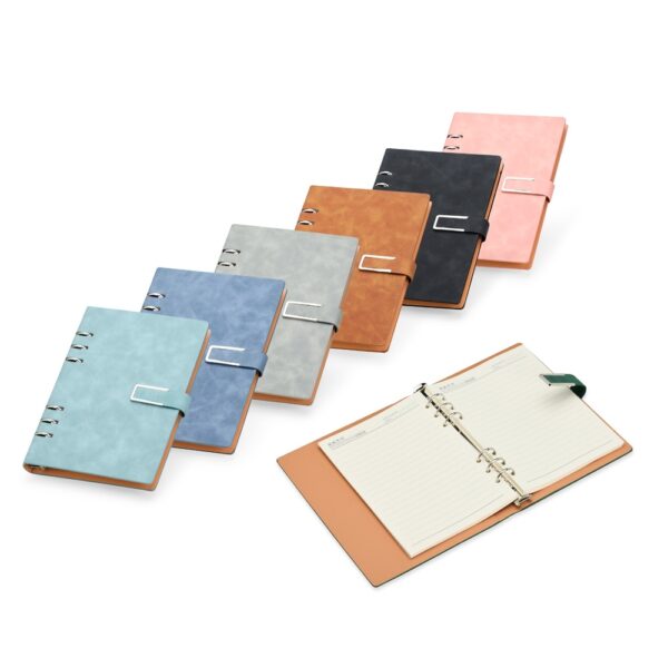 Caderno Personalizado Fichário Capa Dura 22,9x16,5cm Detalhe