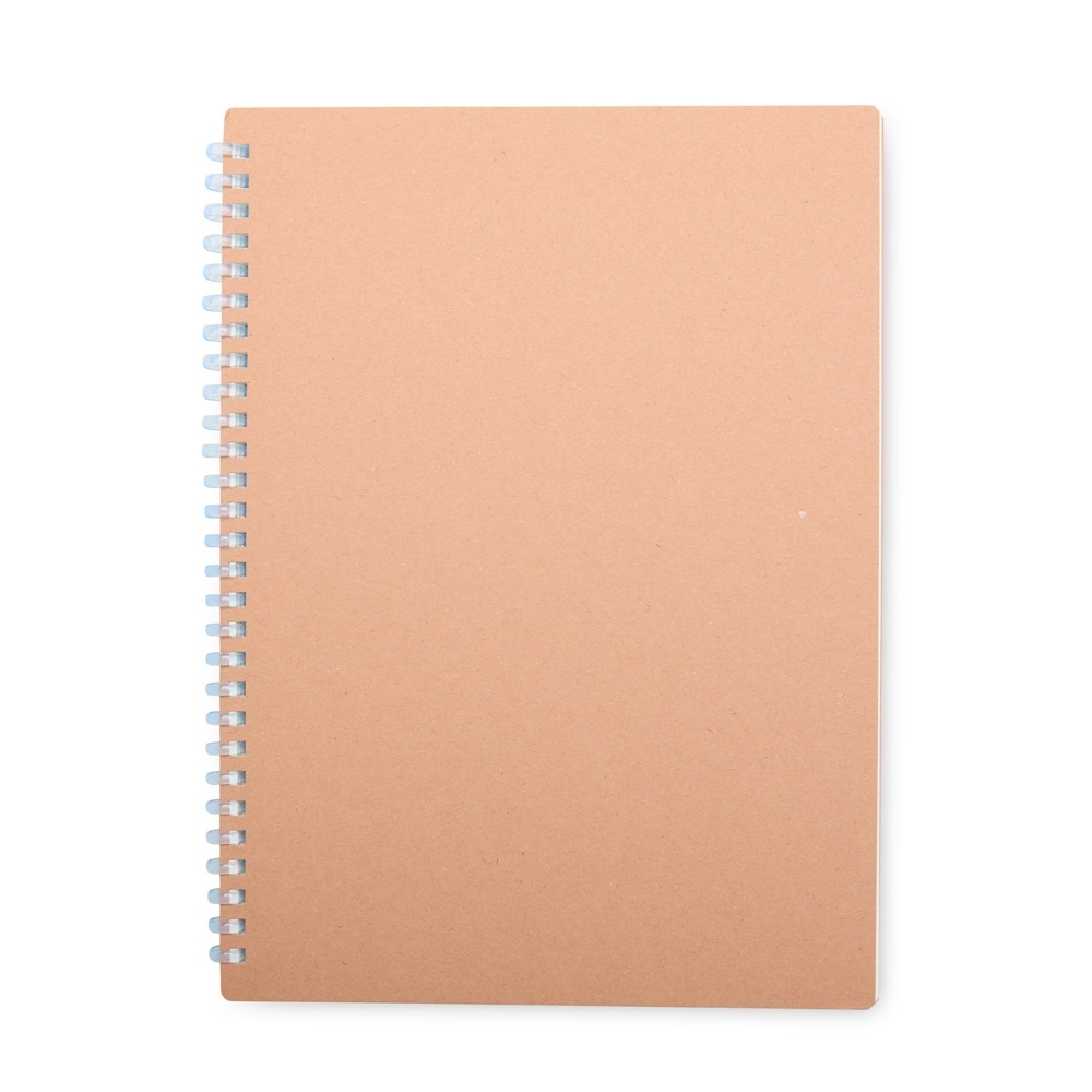 - Huble Brindes Corporativos Caderno Ecológico Personalizado Kraft 25,5x19cm