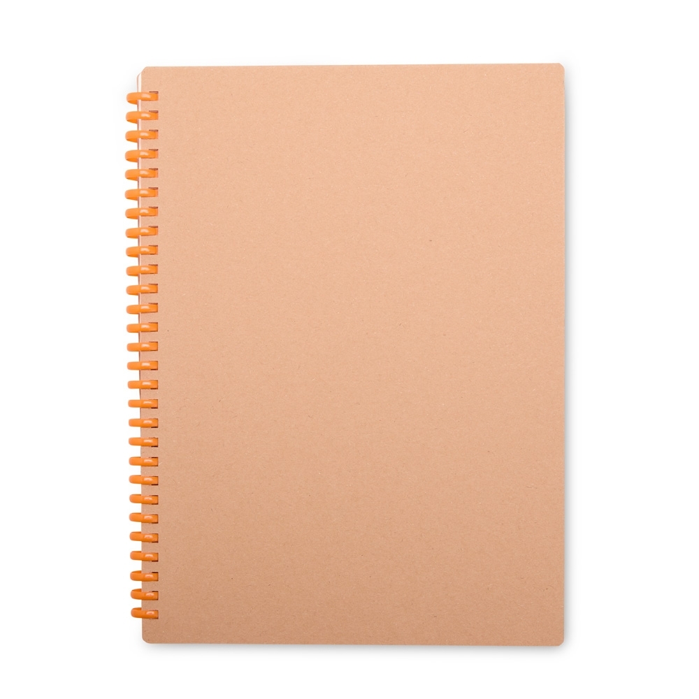- Huble Brindes Corporativos Caderno Ecológico Personalizado Kraft 25,5x19cm - Imagem 3