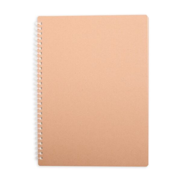 Caderno Ecológico Personalizado Kraft 25,5x19cm Kraft