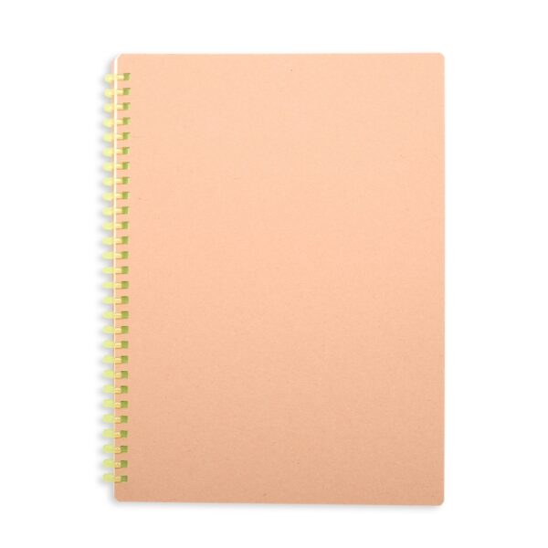 Caderno Ecológico Personalizado Kraft 25,5x19cm Verde