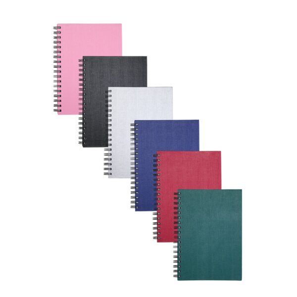 Caderno Personalizado Linho Wire-o 24x17,8cm Detalhe