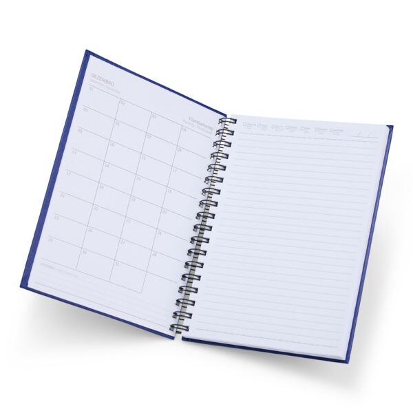 Caderno Personalizado Linho Wire-o 24x17,8cm Detalhe
