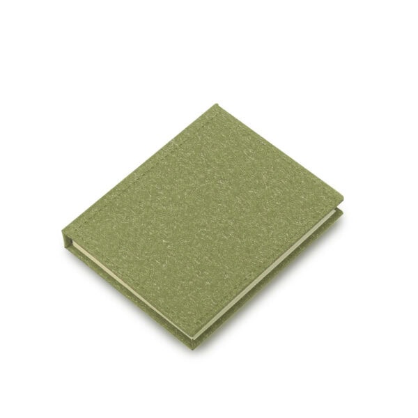 Bloco de Notas Personalizado Mini Capa Dura 10,5×8cm Verde