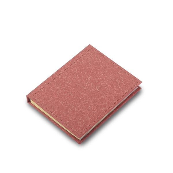 Bloco de Notas Personalizado Mini Capa Dura 10,5×8cm Vermelho