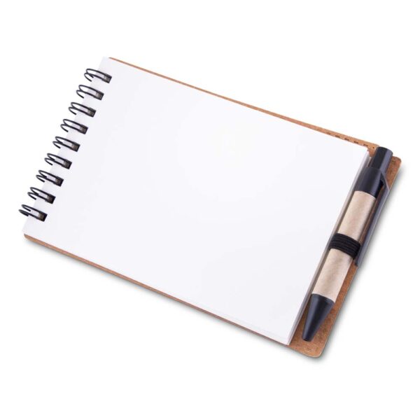 Bloco de Notas Personalizado Papelão Espiral com Caneta A6 Foto