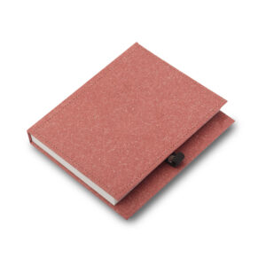 Bloco de Notas Personalizado Capa Dura Mini com Caneta 13,5×11,5cm