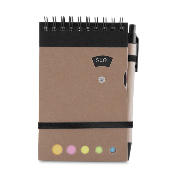 Bloco de Notas Personalizado Kraft Mini com Caneta 14,5×9cm Foto