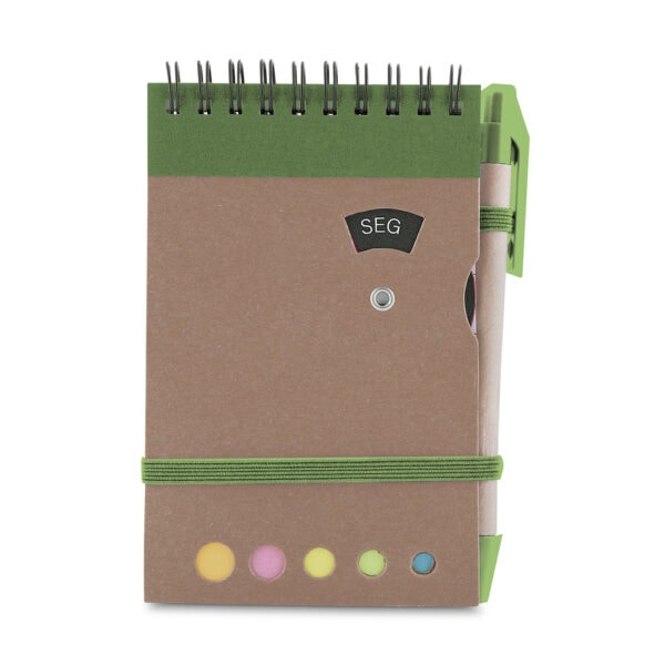Bloco de Notas Personalizado Kraft Mini com Caneta 14,5×9cm Foto