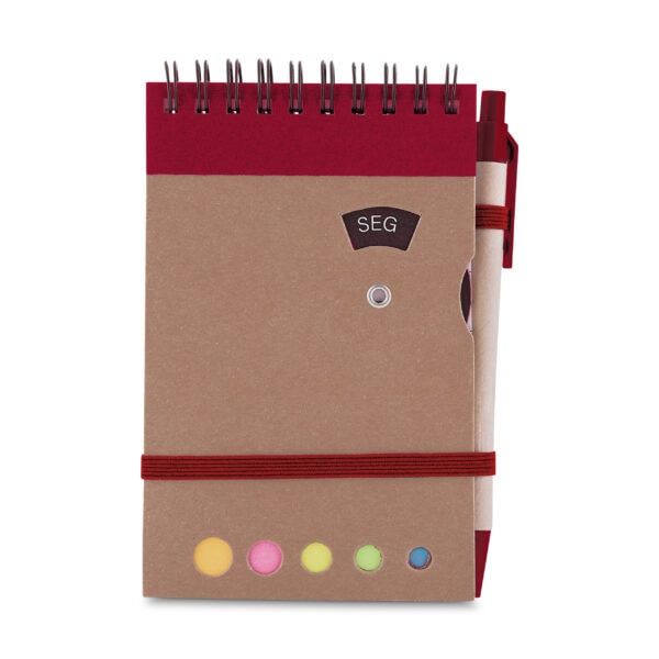 Bloco de Notas Personalizado Kraft Mini com Caneta 14,5×9cm Foto