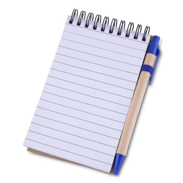 Bloco de Notas Personalizado Kraft Mini com Caneta 14,5×9cm Foto