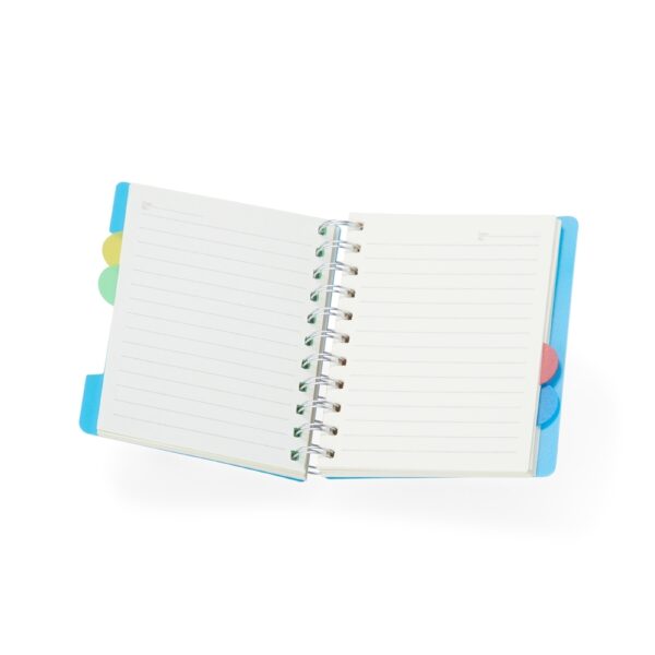 Caderno Personalizado Plástico Wire-o 14,5x12,3cm Detalhe