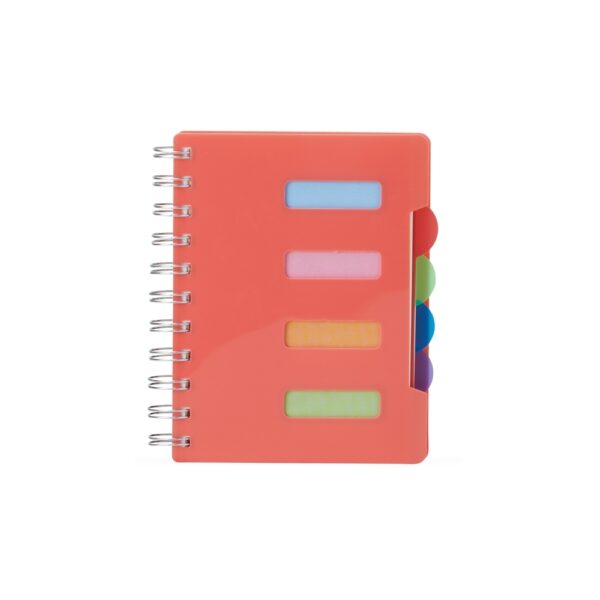Caderno Personalizado Plástico Wire-o 14,5x12,3cm Rosa