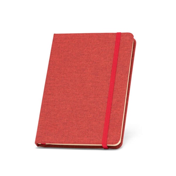 Caderno Ecológico Personalizado Poliéster Reciclado com Bolso 21x14cm