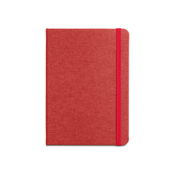 Caderno Ecológico Personalizado Poliéster Reciclado com Bolso 21x14cm