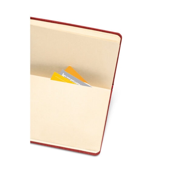 Caderno Ecológico Personalizado Poliéster Reciclado com Bolso 21x14cm