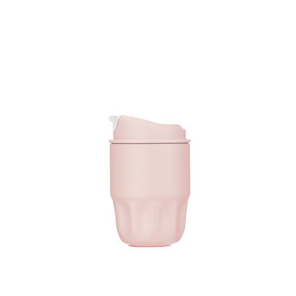 Copo térmico 250ml com gravação laser vista lateral