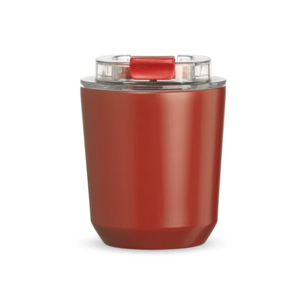 Copo térmico personalizado 280ml vermelho com logo