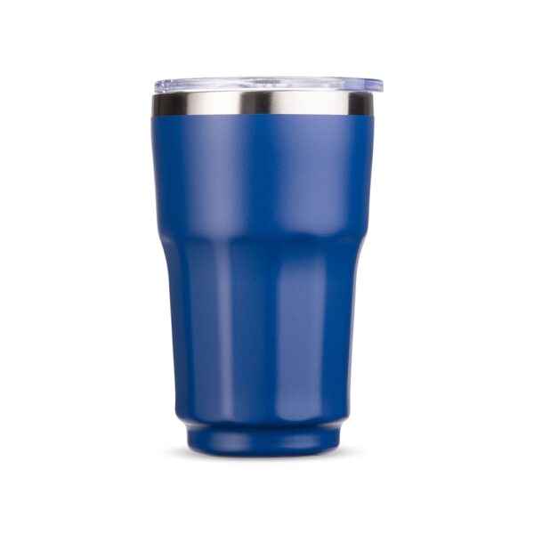 Copo térmico personalizado 300ml azul com logo empresa