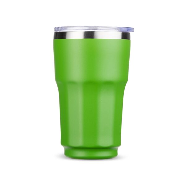 Copo térmico corporativo 300ml verde gravação laser