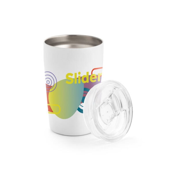 Gravação laser em copo térmico personalizado inox