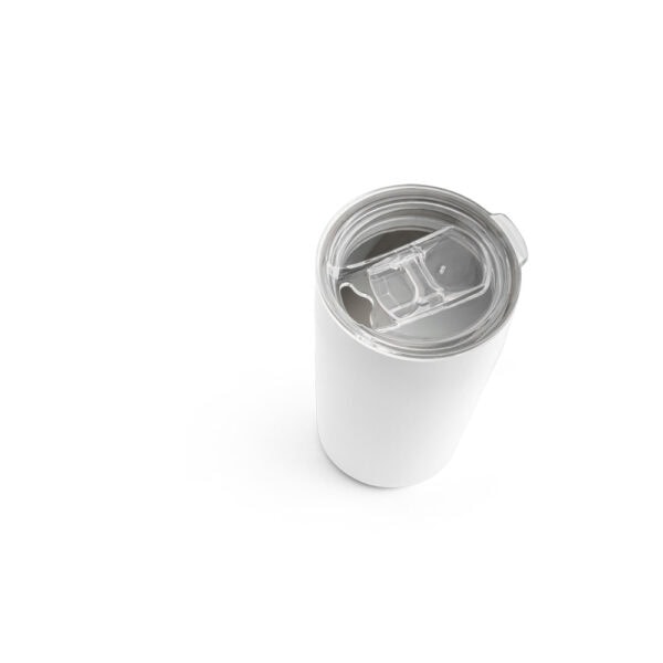 Brinde copo inox cromado satinado personalizado