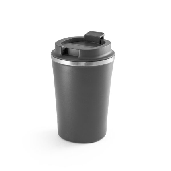 Copo térmico inox cinza 470ml personalizado empresa