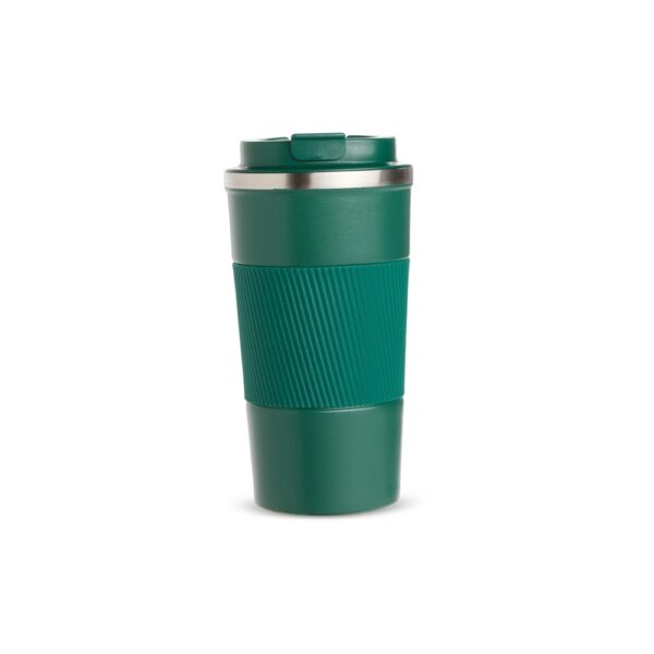 Copo térmico personalizado 500ml verde com logo